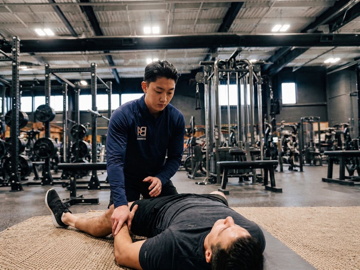 Billy D. working with a client