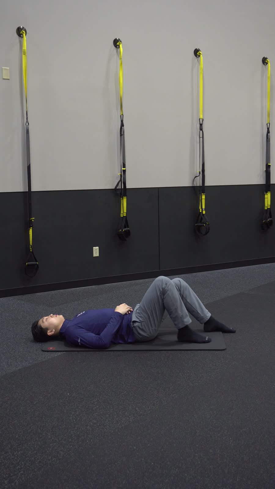 A guided movement preparation exercise